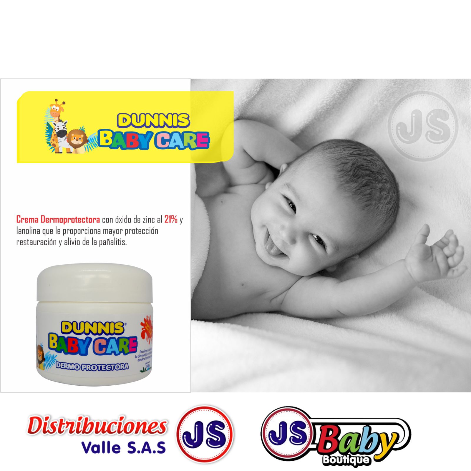 Candeur crema hidratante y protectora para bebés