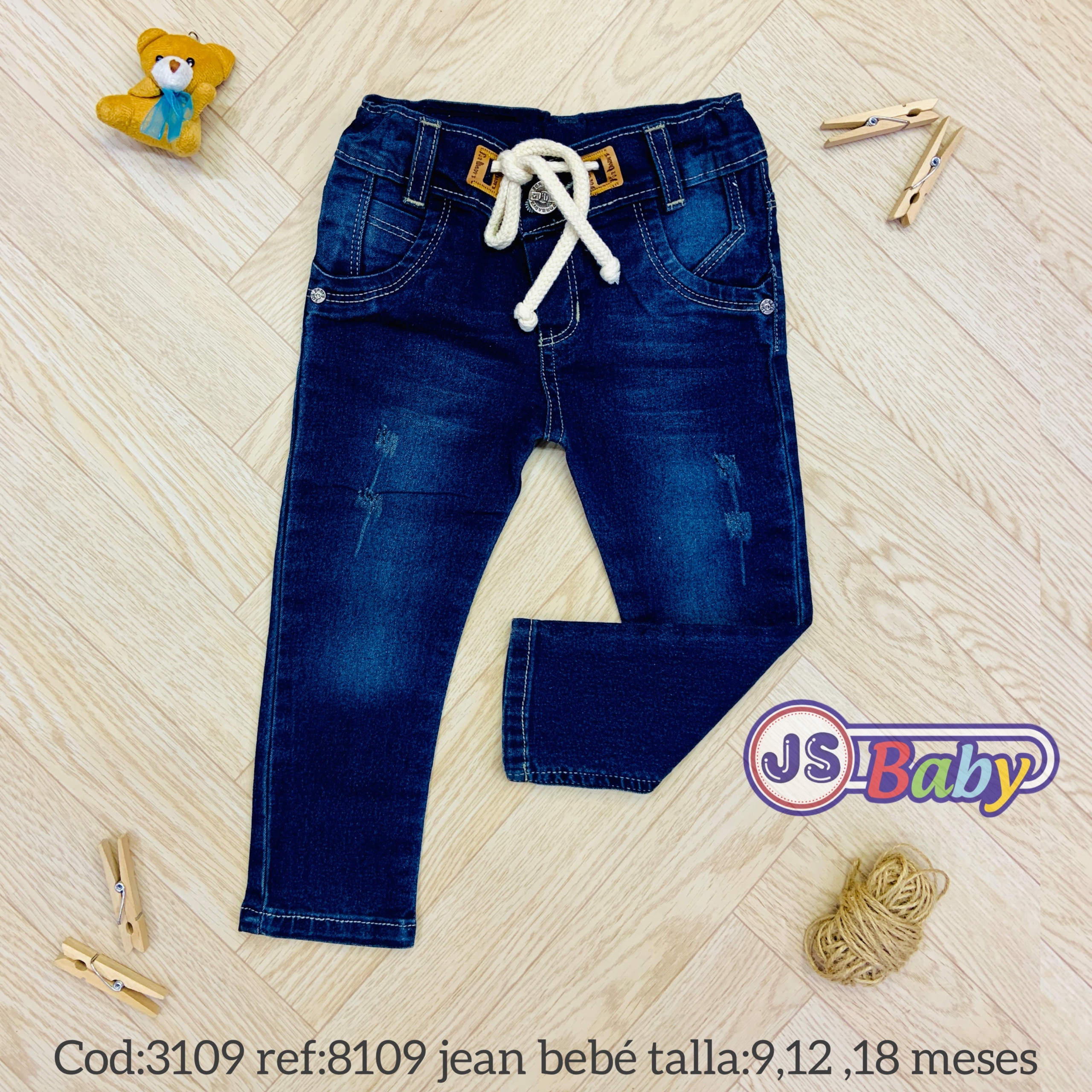 Jeans Para Niño Azul Ref:8109-3109